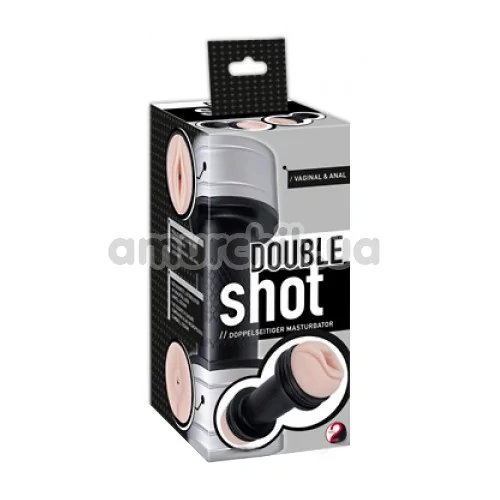 Мастурбатор Double Shot - вагина и анус