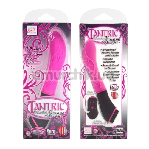Вібратор для точки G Tantric Nirvana Massager, рожевий