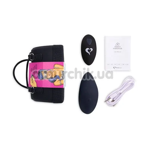 Вібратор FeelzToys Panty Vibrator, чорний
