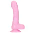 Фаллоимитатор с ароматом жвачки Delicious Dildo Bubble Gum 18.5 см, розовый - Фото №1