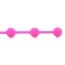 Набір анальних ланцюжків Posh Silicone "O" Beads, рожевий - Фото №9