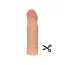 Насадка на пенис Revolutionary Silicone Nature Extender 2, телесная - Фото №4