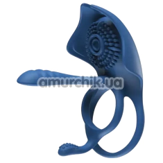 Виброкольцо для члена BeYourLover Barzillai, синее - Фото №1