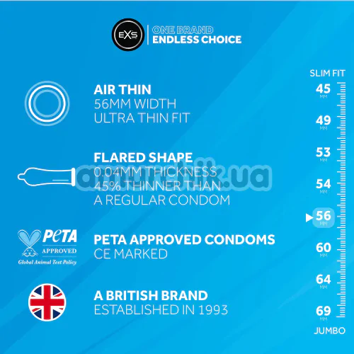 EXS Air Thin, 12 шт