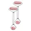 Роликовый массажер Geske Rose Quartz Face & Body Roller 5 in 1, белый - Фото №4