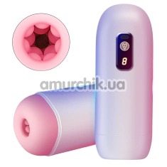 Мастурбатор з вібрацією Masturbator USB Rechargeable, білий - Фото №1