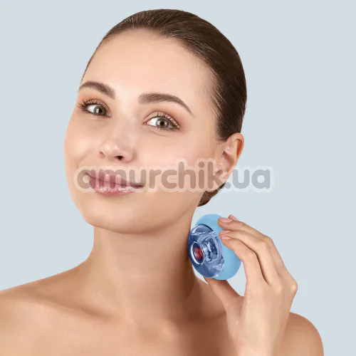 Ультразвуковий масажер для обличчя та тіла Geske Sonic Cool & Warm Face and Body Massager 9 in 1, блакитний