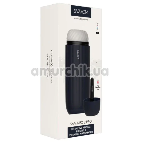 Мастурбатор с вибрацией Svakom Sam Neo 2 Pro, черный