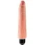 Вибратор King Cock 9 Vibrating Stiffy, телесный - Фото №1