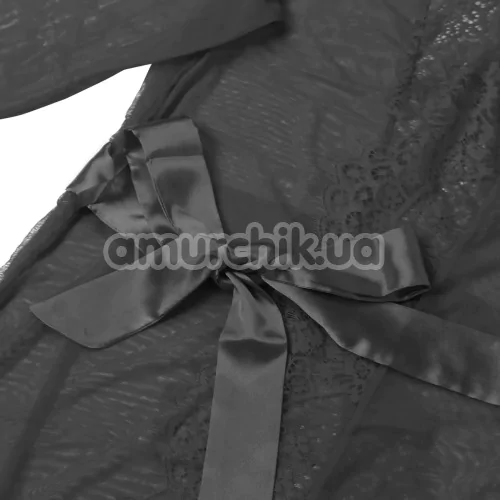 Пеньюар Star Night Sensual Lace Night Robe, черный
