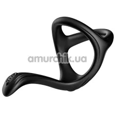 Ерекційне кільце для члена Cock Ring Stay Hard з пухирцями, чорне - Фото №1