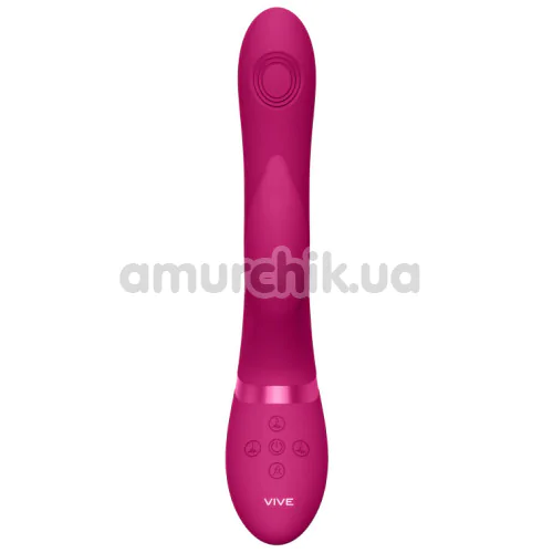 Вибратор с пульсацией Vive Aimi, розовый