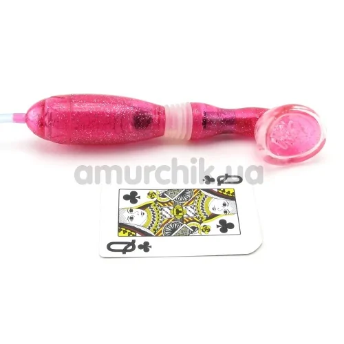 Вакуумная помпа с вибрацией для клитора Advanced Clitoral Pump, розовая
