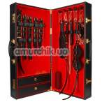 Бондажный набор Taboom Desires Masterpiece Bondage Case 11 PCS, черный - Фото №1