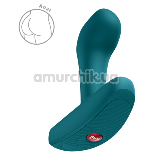 Анальная пробка с вибрацией Fun Factory Bootie Vibe, бирюзовая
