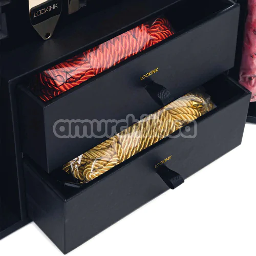 Бондажный набор Lockink All-in-1 BDSM Play Kit, черный