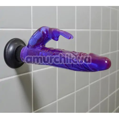 Вибратор Wall Banger Deluxe Bunny, фиолетовый
