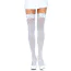 Панчохи з білим бантиком Nylon Thigh Highs With Bow, білі