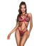 Боді JSY Sexy Lingerie 7939, червоне - Фото №1