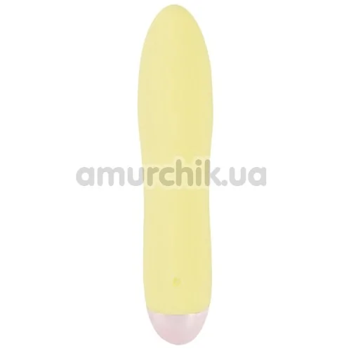 Вібратор Mini Vibrator Cuties Yellow, жовтий - Фото №1