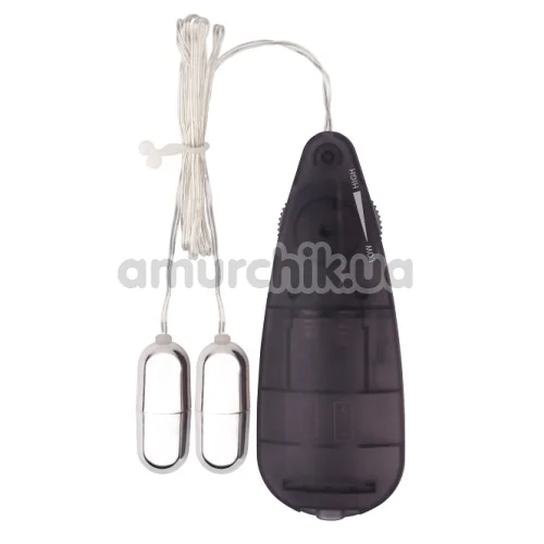 Вибропуля Hi-Basic Double Play Bullets Vibrator 2 шт, черная - Фото №1