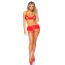 Комплект Leg Avenue Aim to Please Bra and Panty Set, червоний: бюстгальтер + трусики-стрінги + пояс з гартерами - Фото №6