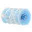 Мастурбатор светящийся в темноте Addiction Silicone Stroker + вибропуля Power Bullet, голубой - Фото №3