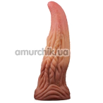 Фаллоимитатор Dual-Layered Silicone Nature Cock LV411018, коричневый - Фото №1