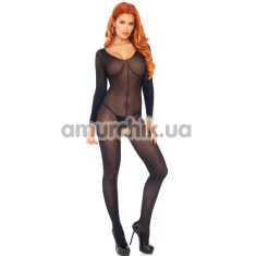 Комбинезон Leg Avenue Long Sleeves Bodystocking, черный - Фото №1