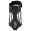 Украшение на руку Skulls & Bones Skull Bracelet With Chains, черное - Фото №1