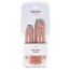 Двойной фаллоимитатор Virgite Realistics Dual Layer Double R30, телесный - Фото №3