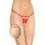 Трусики-стрінги G-String (модель дві тисячі чотиреста шістьдесят одна), червоні - Фото №2