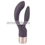 Вібратор Elegant Series Double Vibe, фіолетовий - Фото №1