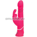 Вібратор з поштовхами Happy Rabbit Thrusting Vibrator, рожевий - Фото №1