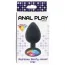 Анальная пробка с радужным кристаллом Anal Play Rainbow Booty Jewel Large, черная - Фото №3