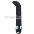 Вибратор для точки G Exquisite Vibe With Big Diamond 15 см, черный - Фото №1