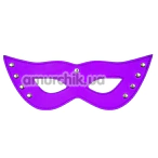 Маска DS Fetish Eye Mask Mysterious With Rivets, фиолетовая - Фото №1