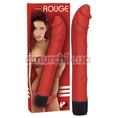 Вибратор Vibration Rouge, красный
