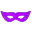 Маска DS Fetish Eye Mask Mysterious With Rivets, фиолетовая