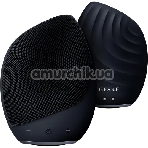 Ультразвуковая щетка для лица Geske Sonic Facial Brush 5 in 1, черная