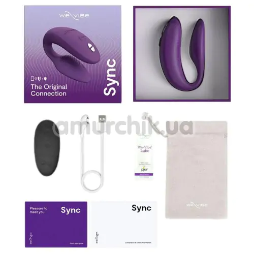 Вібратор We-Vibe Sync 2 (ві вайб сінк 2 фіолетовий)