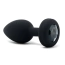 Анальная пробка с вибрацией B-Vibe Vibrating Jewel Plug M/L, черная - Фото №4