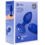 Анальная пробка с вибрацией B-Vibe Vibrating Jewel Plug L/XL, синяя - Фото №9
