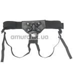 Трусики для страпона Addiction Strap-On Harness + вибропуля Power Bullet, черные - Фото №1