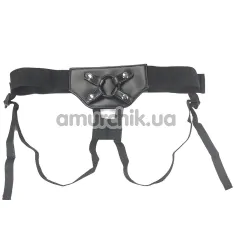 Трусики для страпона Addiction Strap-On Harness + вибропуля Power Bullet, черные - Фото №1