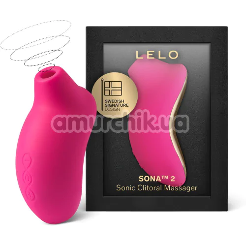 Симулятор орального секса для женщин Lelo Sona Cerise 2 (Лело Сона Церис 2), розовый
