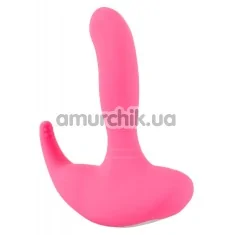 Вибратор для точки G Rechargeable G-Spot Knocking Head Vibe, розовый - Фото №1