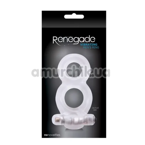 Виброкольцо Renegade Vibrating Men's Ring, прозрачное
