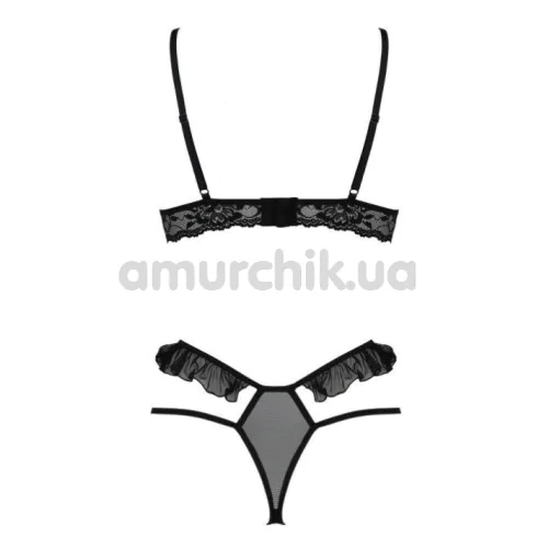 Комплект Passion Free Your Senses Dolly Set, черный: бюстгальтер + трусики