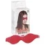 Маска на очі Ultimate Bondage Silicone Eye Mask, червона - Фото №2